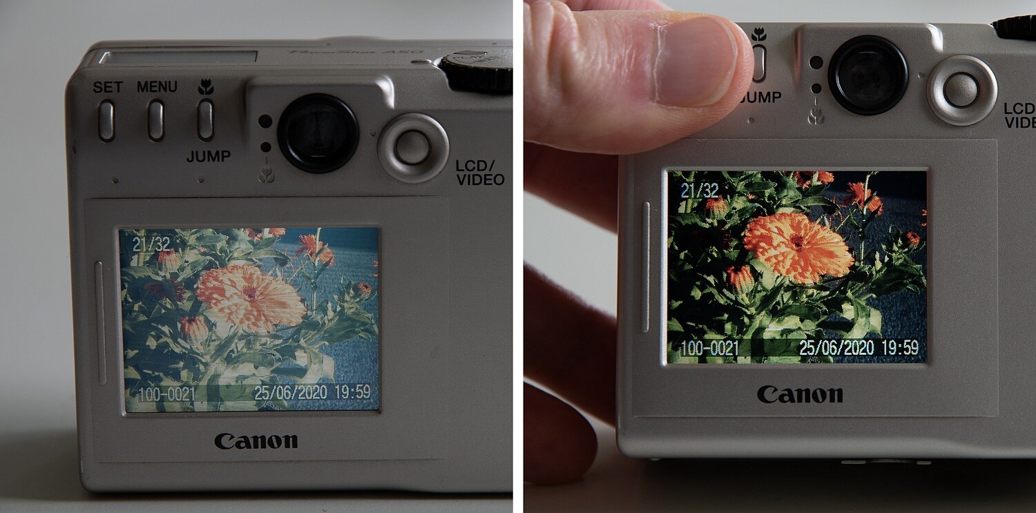 Canon PowerShot A50, a digital camera for the last