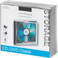 Vivanco CD Jewel Case 5 Pack (CD)