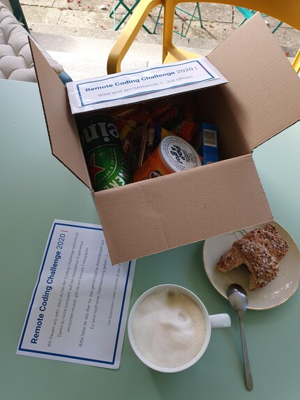 Als Überraschung schickten wir allen Teilnehmenden ein Fress-Päckli nach Hause.