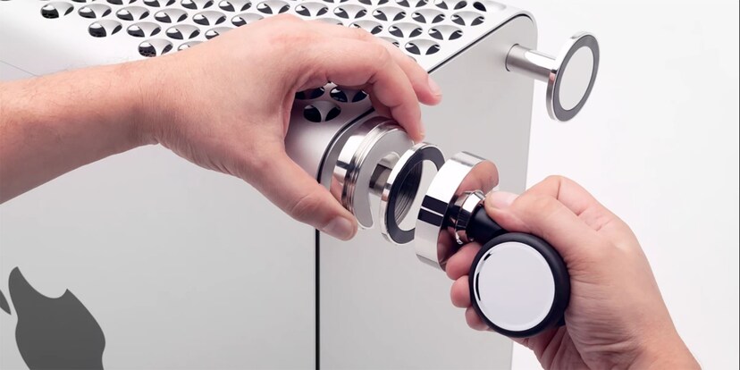iRoll Pro: third-party manufacturer creates wheels with brakes for Mac Pro, still overpriced