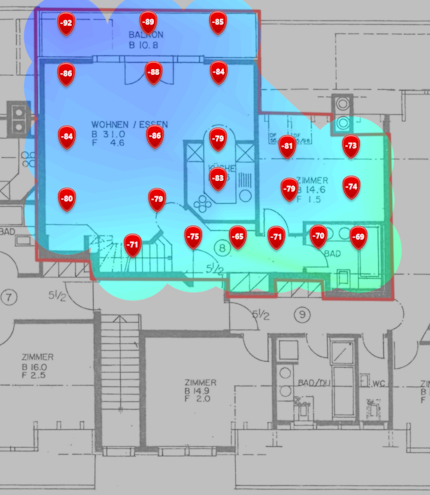 Signal 5 GHz au premier niveau