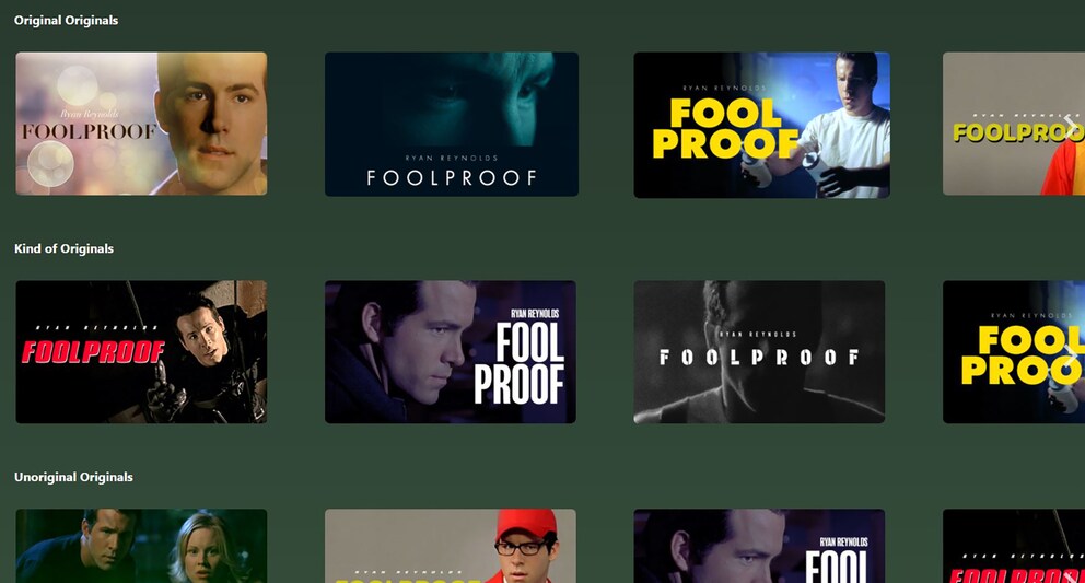 Neat and tidy. Netflix could learn a thing or two.