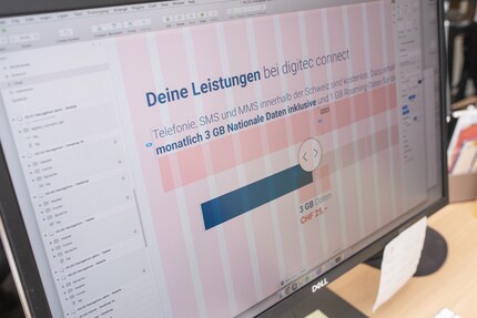 Bald werden digitec connect Kunden die MultiSIM im Cockpit beantragen können
