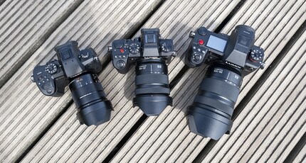 Von links nach rechts: Pansasonic Lumix GH5, S5 und S1H