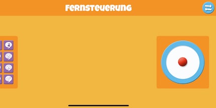Mein Tinkerbots-Roboter ist auch ein ferngesteuertes Fahrzeug.