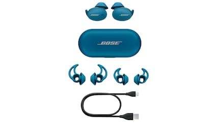 Scope of delivery of the Bose Sport Earbuds.