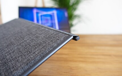 Die Unterseite des Tastatur-Covers.