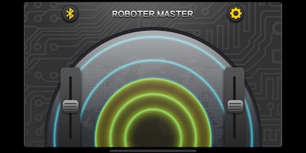 La schermata iniziale viene utilizzata anche per controllare a distanza il robot.