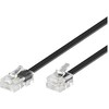 MicroConnect Adapter cable RJ-11 to RJ-45, 1m Black