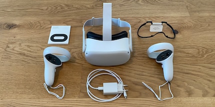Aufs Minimum reduziert: Mehr brauche ich für mein VR-Abenteuer nicht.