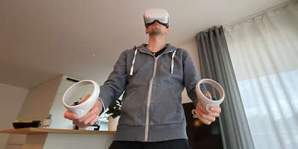 Aufsetzen und abtauchen: Die VR-Welt der Quest 2 lässt mich nicht mehr los.