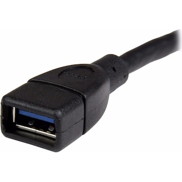 StarTech Câble de rallonge USB 3.0 de 15 cm - rallonge de câble USB 3 type  A - mâle/femelle - noir (0.15 m, USB 3.2, USB 3.1) - digitec