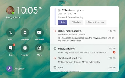 Auch Android: Die Benutzeroberfläche des ThinkSmart View