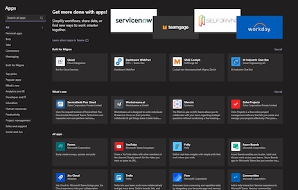 App Integrations: Die Seite von Teams, die die meisten nicht sehen
