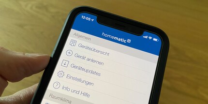 Die Homematic-IP-App ist logisch aufgebaut und einfach zu bedienen.