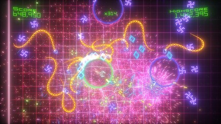 «Geometry Wars 2» sorgt dank Auto HDR für noch mehr Augenkrebs.
