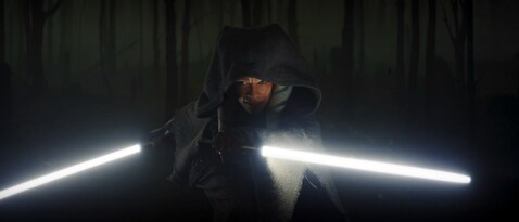 Ahsoka Tano (Rosario Dawson) in tutto il suo splendore.