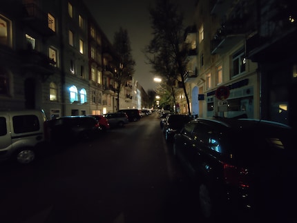 Grand angle sans mode nuit.