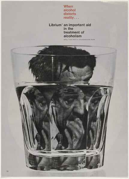 Publicité pour le Librium, 1963, Rolf Harder, exposée au Musée d'art moderne de New York