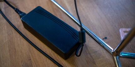The external power supply isn't exactly stylish.