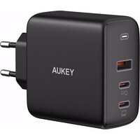 Aukey Omnia PA-B6S (90 W, Carica rapida 4.0, Carica Adattativa Veloce, Tecnologia GaN, Power Delivery 3.0)