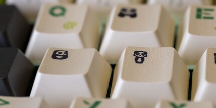 Voici un gros plan sur les keycaps. Ils ne sont pas dans le bon ordre, mais beaux quand même.