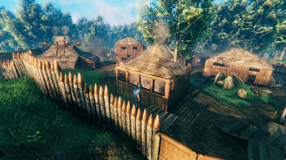 «Valheim» ist ein Paradies für Hobby-Architekten.