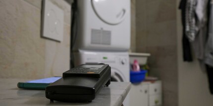 Die Ausrichtung beim Waschmaschinen- und Tumbler-Radau