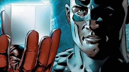 Captain America nutzt den Cosmic Cube, um Buckys Erinnerungen wiederherzustellen.