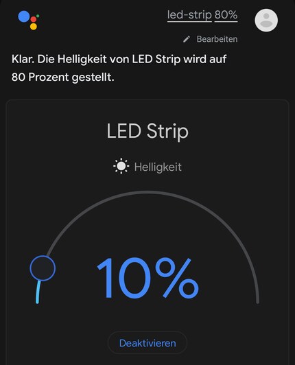 «Klar, mache ich!» Dann passiert nichts. Der Google Assistant ist in Verbindung mit WiZ manchmal beängstigend menschlich.