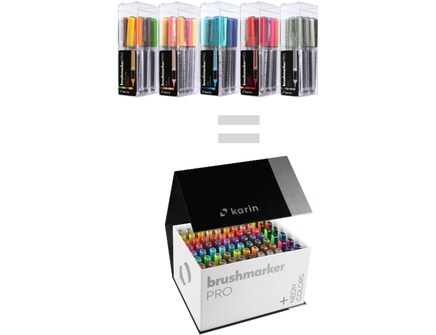 Karin Brush Marker Pro Mega Box (60, Multicolor)