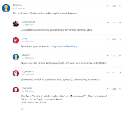 Positive Kommentare erleichtern Yannick das Leben.