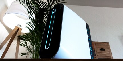Die RGB-Elemente der Front und der Alienware-Schriftzug lassen sich getrennt konfigurieren.