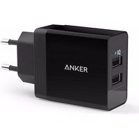 Anker Caricabatterie USB a 2 porte (24 W, PowerIQ)