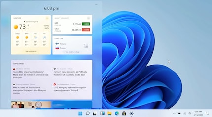 Windows 11 könnte die Widgets zurückbringen.