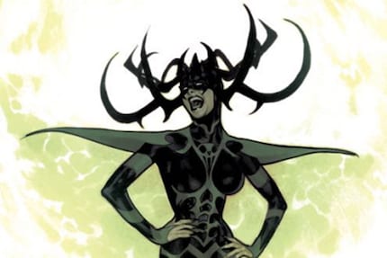 Hela sieht im Film «Thor: Ragnarok» fast genauso aus wie in den Comics. Nur, dass sie in den Comics nicht Odins Tochter ist.