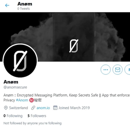 According to Anom’s own Twitter profile, it was a Swiss company.