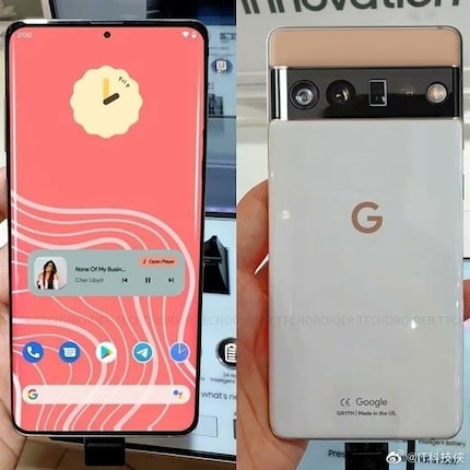 This image is circulating in Chinese online media: is this what the new Pixel 6 will look like?