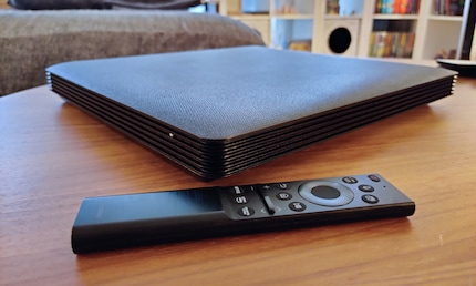 The new One Connect box is a lot flatter than it used to be.