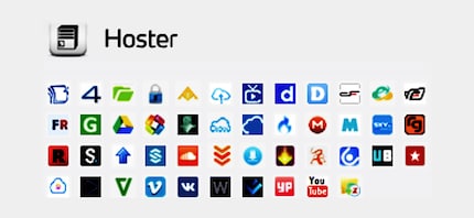 Zum Veröffentlichungszeitpunkt des Artikels werden folgende Filehoster und Streaming-Plattformen unterstützt: 1Fichier, 4Shared, Alfafile, Anzfile, Bayfiles, ClicknUpload, ClipWatching, Dailymotion, Depositfiles, DropAPK, Filefactory, Filerio, Gigapeta, Google Drive, Hitfile, Hulkshare, InCloudDrive, Isra.cloud, Mediafire, Mega, Mixdrop, RadioTunes, RapidGator, Redtube, Scribd, Sendspace, Solidfiles, SoundCloud, Turbobit, Tusfiles, Ulozto, Unibytes, Uploaded, Uptobox, Userscloud, UsersDrive, Vidlox, Vidoza, Vimeo, VK, Wipfiles, Wupfile / Salefiles, Youporn, Youtube und Zippyshare.