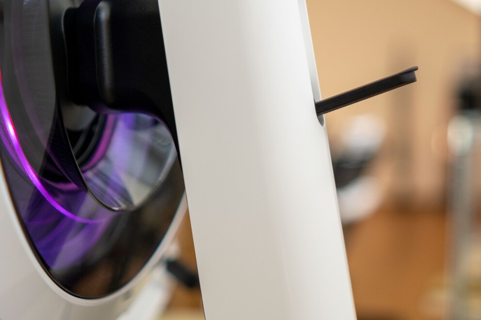 The base comes with a headphone mount.