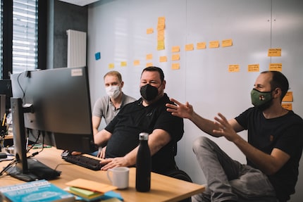 So sieht eine Mob Programming Session aus.