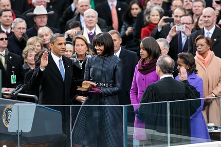 Der Designer Thom Browne hat schon Michelle Obama zur Vereidigung ihres Ehemannes Barack eingekleidet.