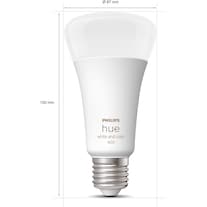 Philips Hue White & Color Ambiance BT (E27, 13.50 W, 1600 lm, 1 x, F)
