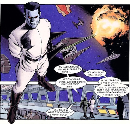 Für Fans ist klar: Hätte Thrawn, und nicht der Imperator das Sagen gehabt, wäre die Rebellenallianz chancenlos gewesen.