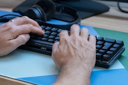 Je n’aime pas taper sur ce clavier.