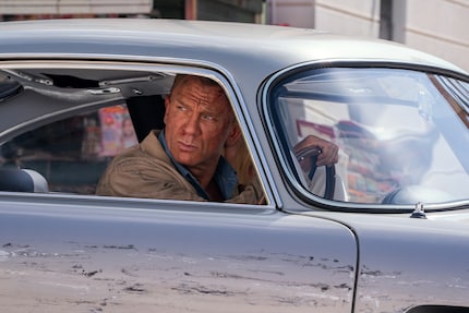 James Bond (Daniel Craig) a Matera, Italia.