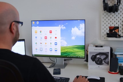 Android in desktop mode makes more sense.