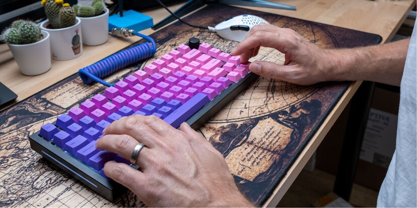 Eigenbau Tastatur GMMK Pro von Glorious im Review
