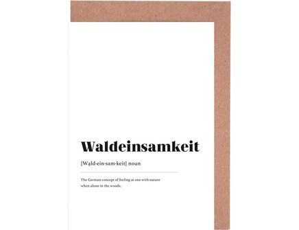 Juniqe Waldeinsamkeit - Zitate & Slogans (5 Stk.)
